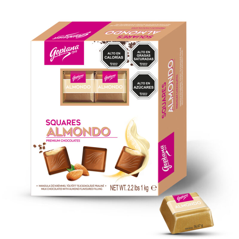 Cuadraditos de chocolate sabores Goplana 1Kg