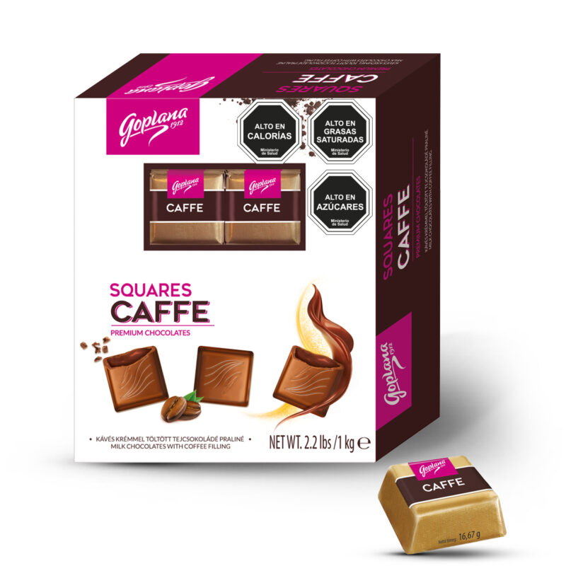 Cuadraditos de chocolate sabores Goplana 1Kg