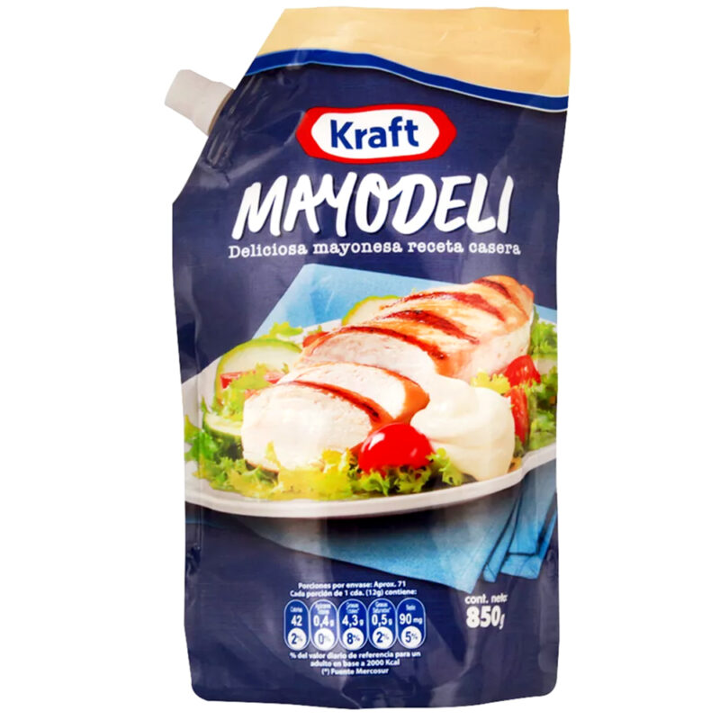 Mayonesa Mayodeli by Kraft doypack 850gr