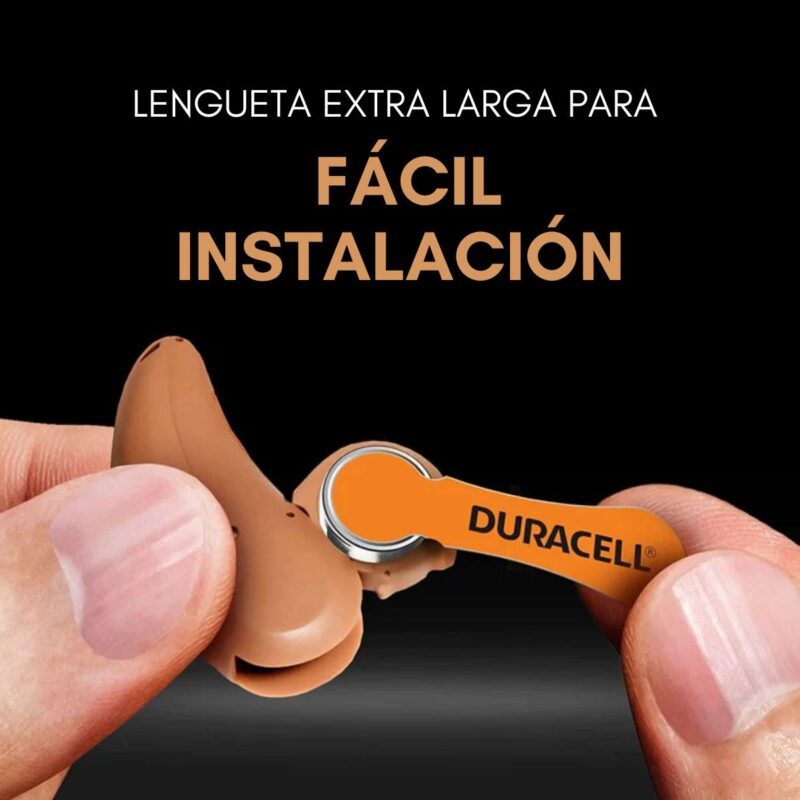 Pila Duracell audífono tamaño 13 blíster x6