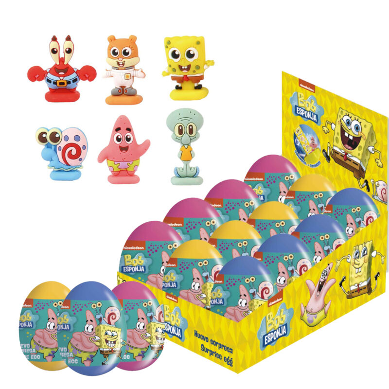 Huevo sorpresa Brickell Bob Esponja x12ud