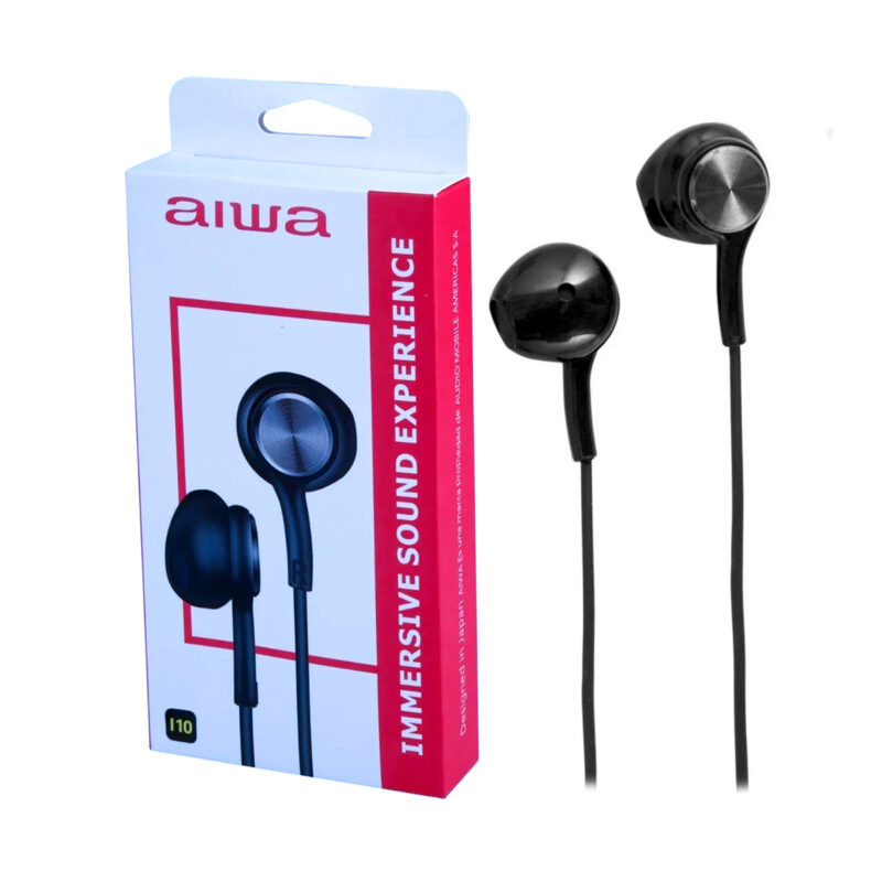 Audífonos intrauditivos Aiwa  I-10 manos libres plug 3.6