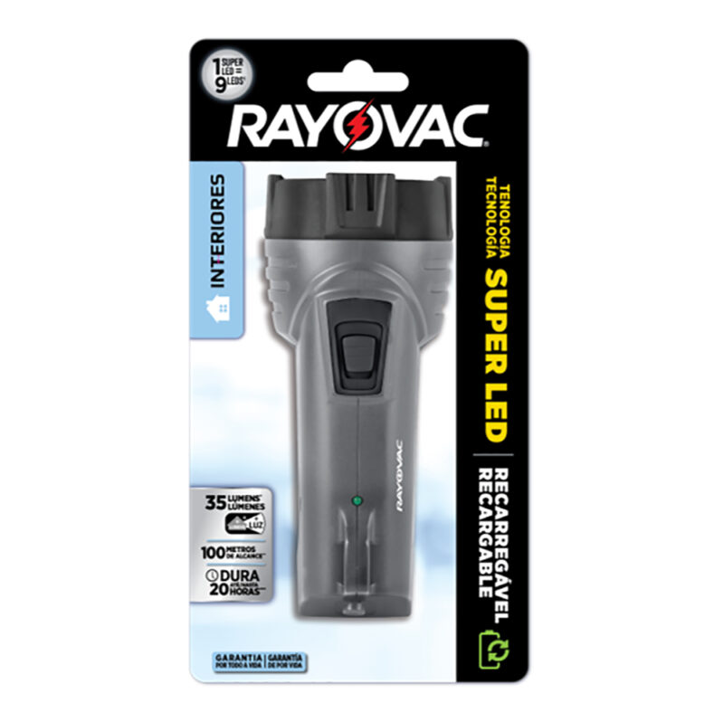 Linterna recargable Rayovac super led mini
