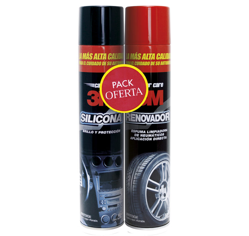 Pack Silicona y renovador de numaticos 480gr
