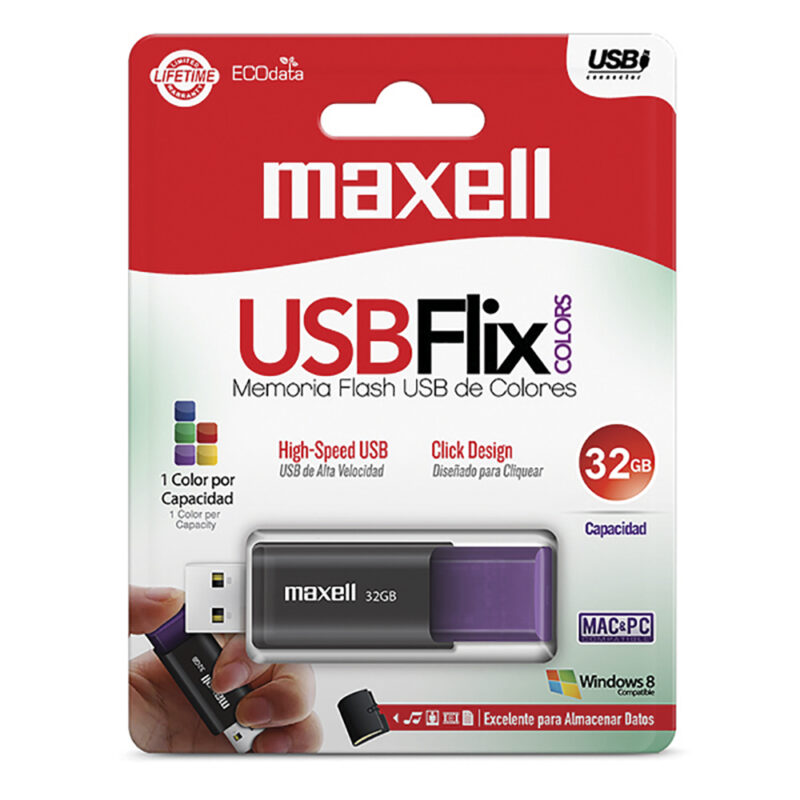 Pendrive Maxell flix retractil 2.0 32GB