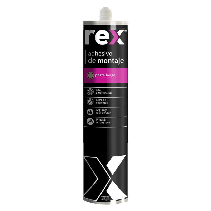 Adhesivo  montaje rex cartucho 300ml