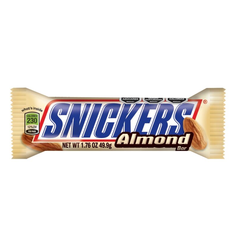Chocolate snickers almendra 24x 43.4g