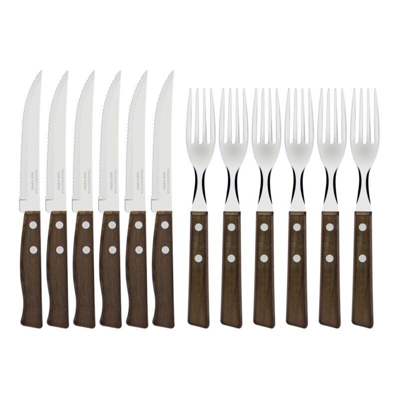Pack Tramontina asado tradicional 12 piezas