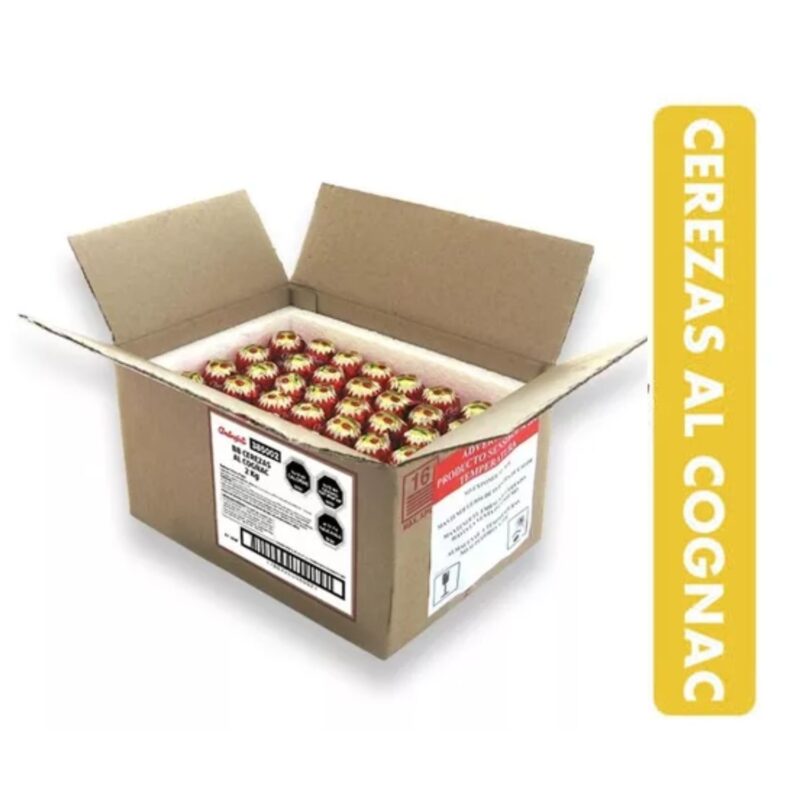 Chocolate Ambrosoli Cerezas al licor caja 1x2kg