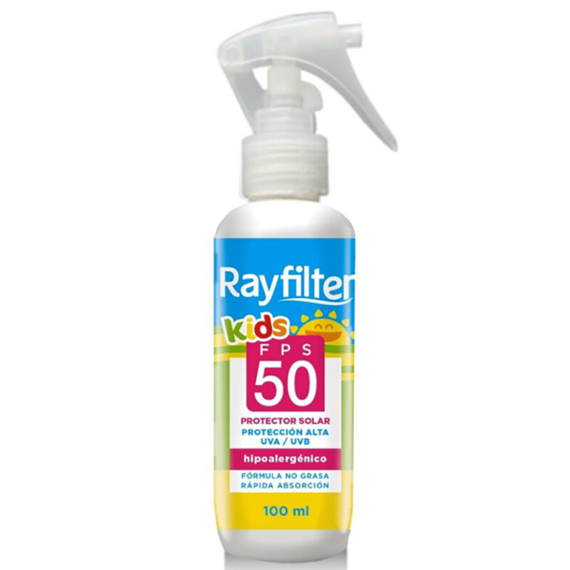 Protector solar Rayfilter F50 kids 100ml spray