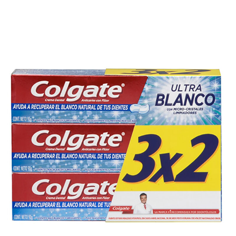 PK pasta dental Colgate ultra blanco 3x90gr