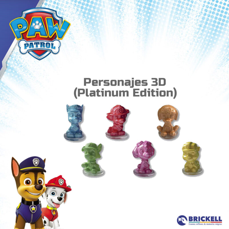 Huevos sorpresa Brickel PAw Patrol 3D x12ud