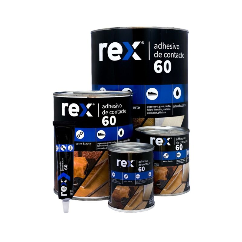 Adhesivo Rex contacto 60, tarro 946 cc, 1/4 g