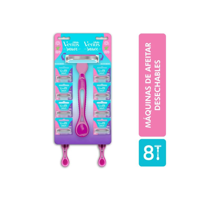 Maquina de afeitar Simply Venus 3H display 1x8ud