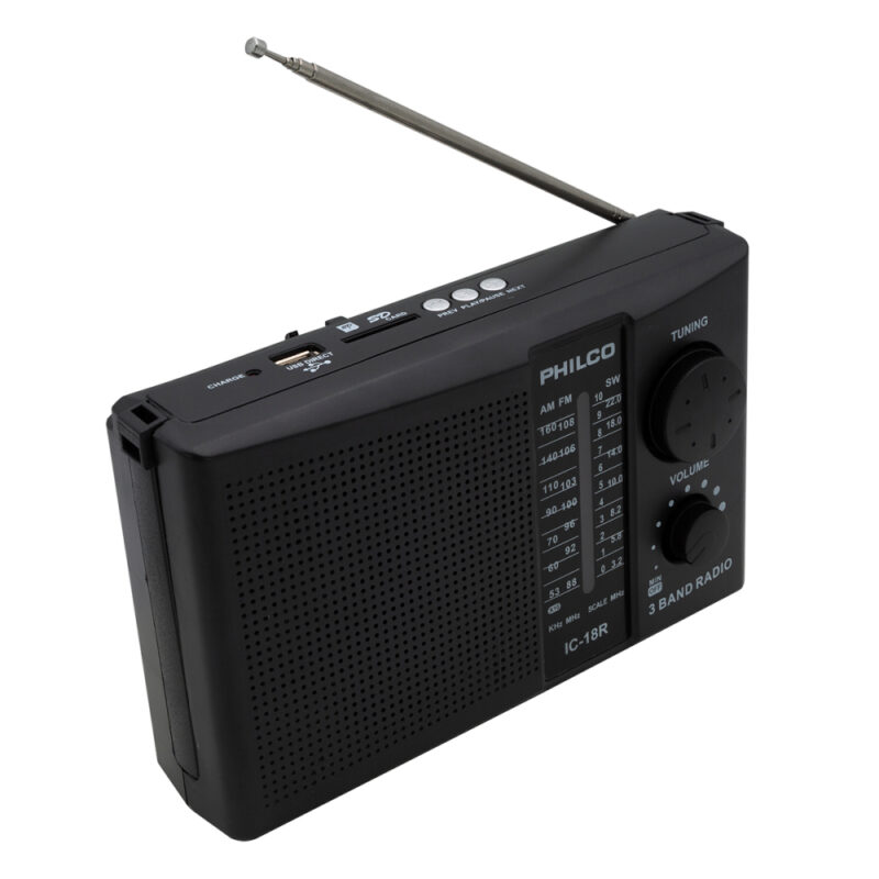 Radio Philco 18-R Multibandas recargable