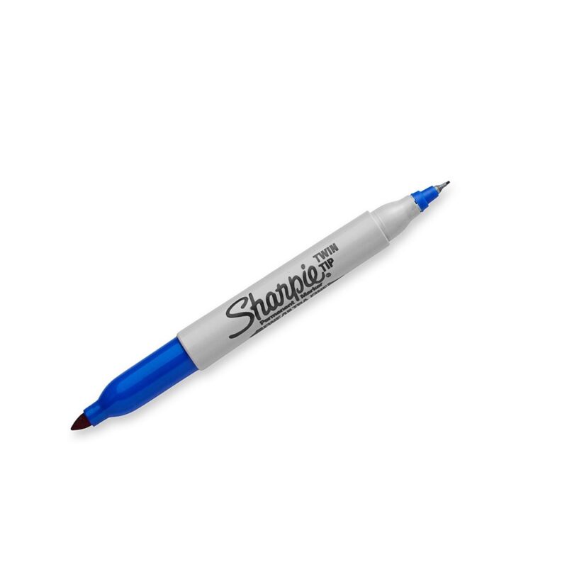 Marcador Sharpie permanente doble punta x12ud
