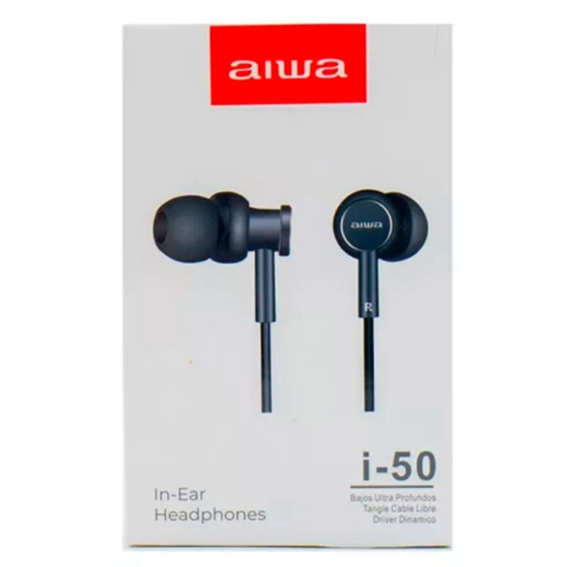 Audífonos intrauditivos Aiwa I+50 con micrófono
