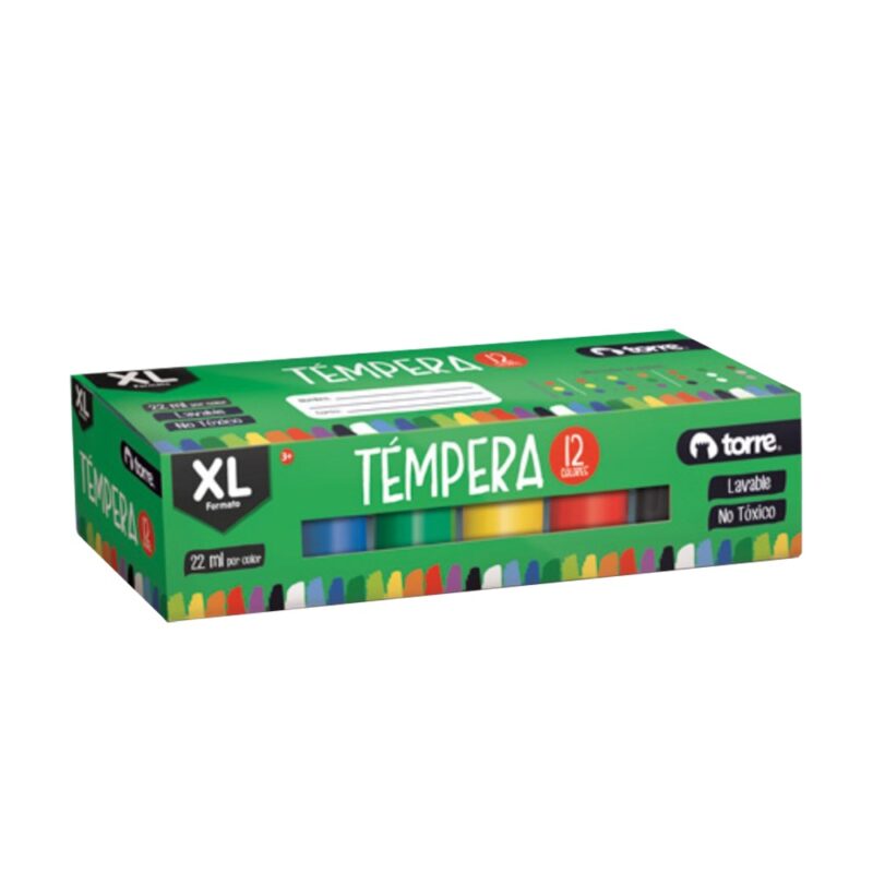 Tempera Torre 12 colores