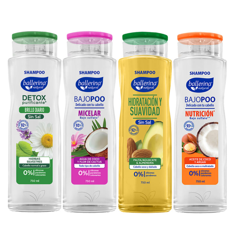 Shampoo Ballerina detox botella 1x750ml