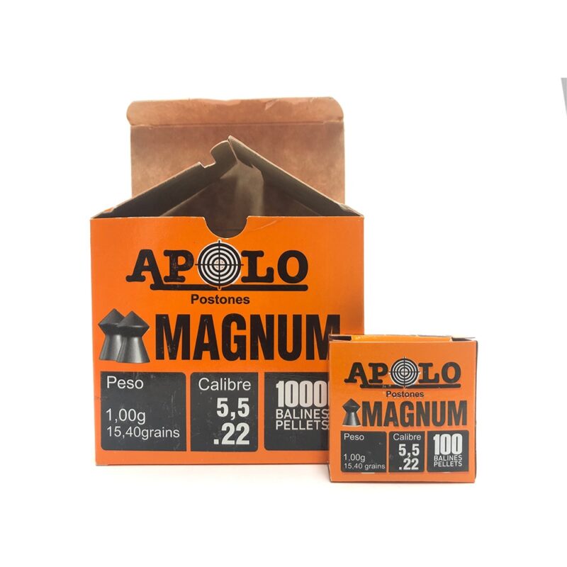 Poston Apolo Magnum 5.5mm 15gr 100u