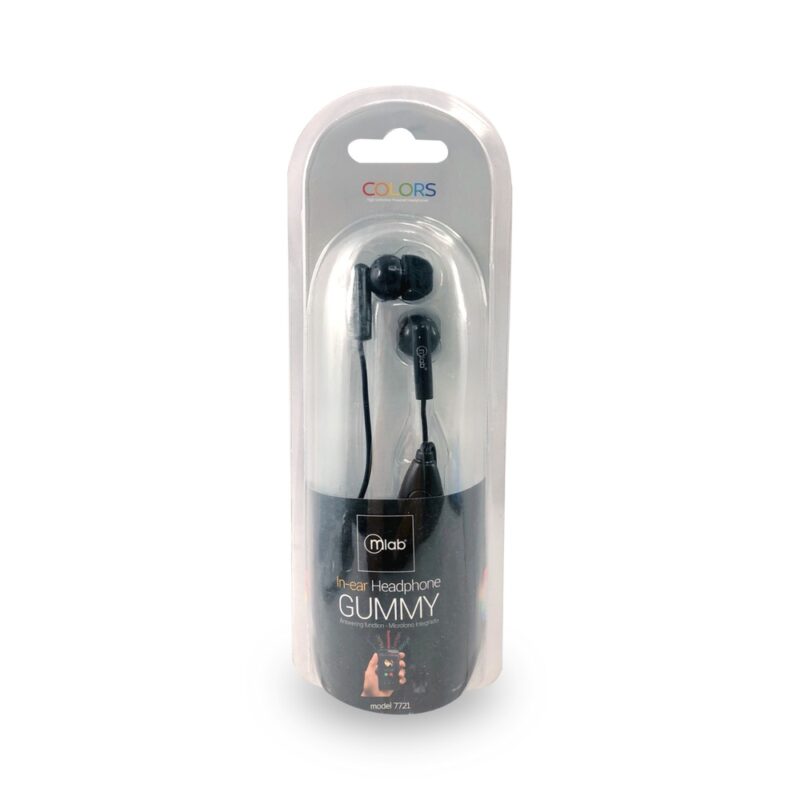 Audifono Mlab gummy in-ear con manos libres colores