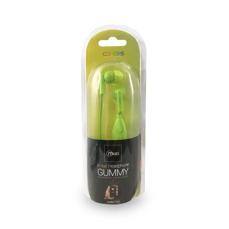 Audifono Mlab gummy in-ear con manos libres colores
