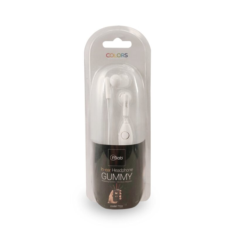 Audifono Mlab gummy in-ear con manos libres colores