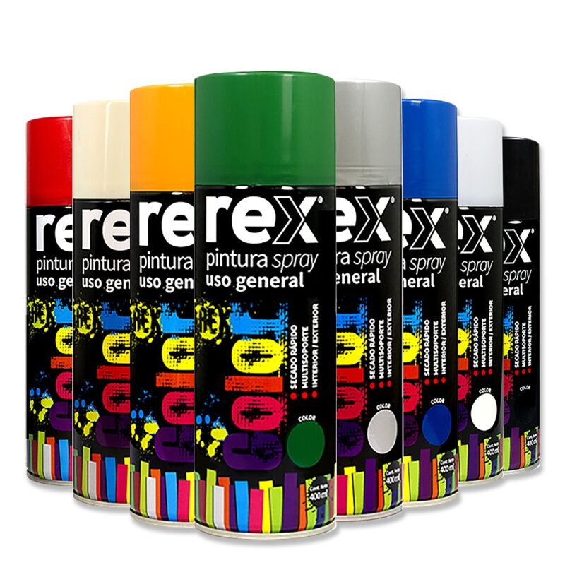 Pintura spray general Rex colores 400ml