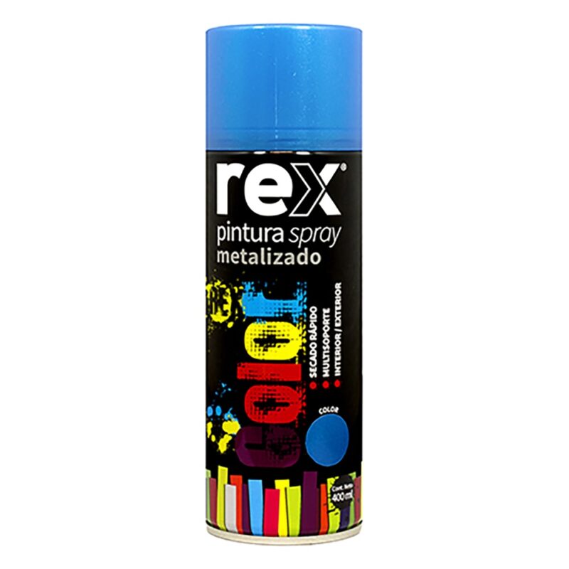 Pintura spray metalico Rex colores 400ml