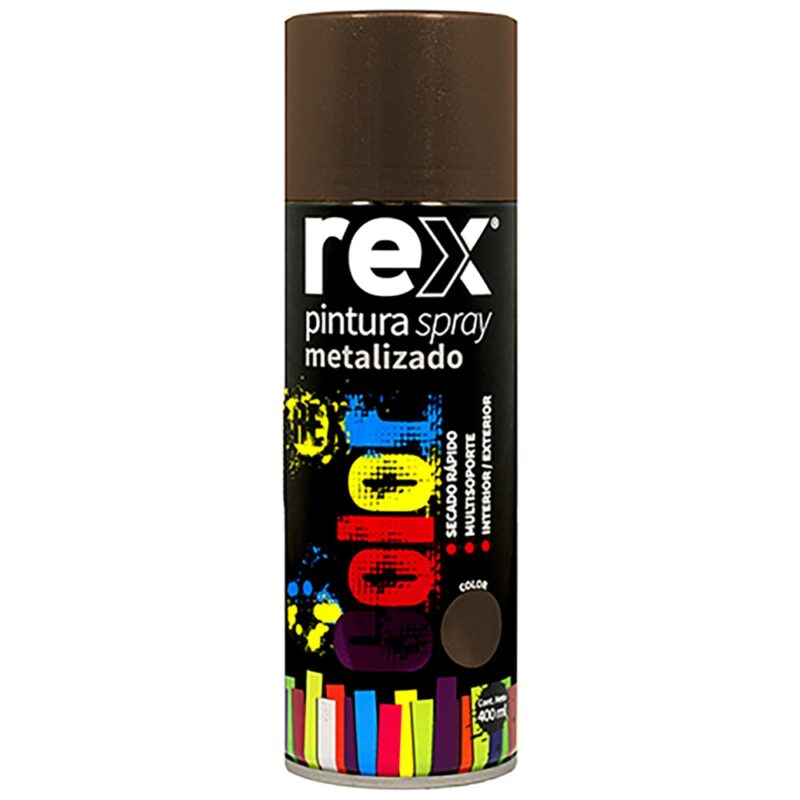 Pintura spray metalico Rex colores 400ml