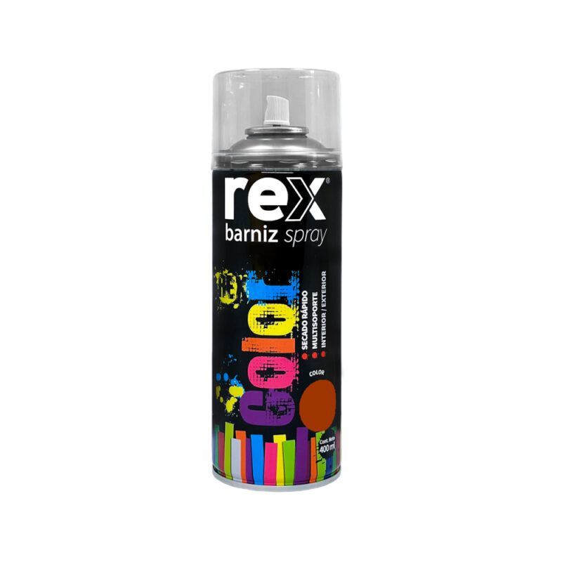 Pintura Spray barniz Rex colores 400ml