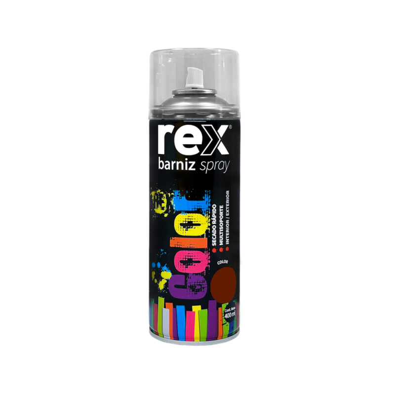 Pintura Spray barniz Rex colores 400ml