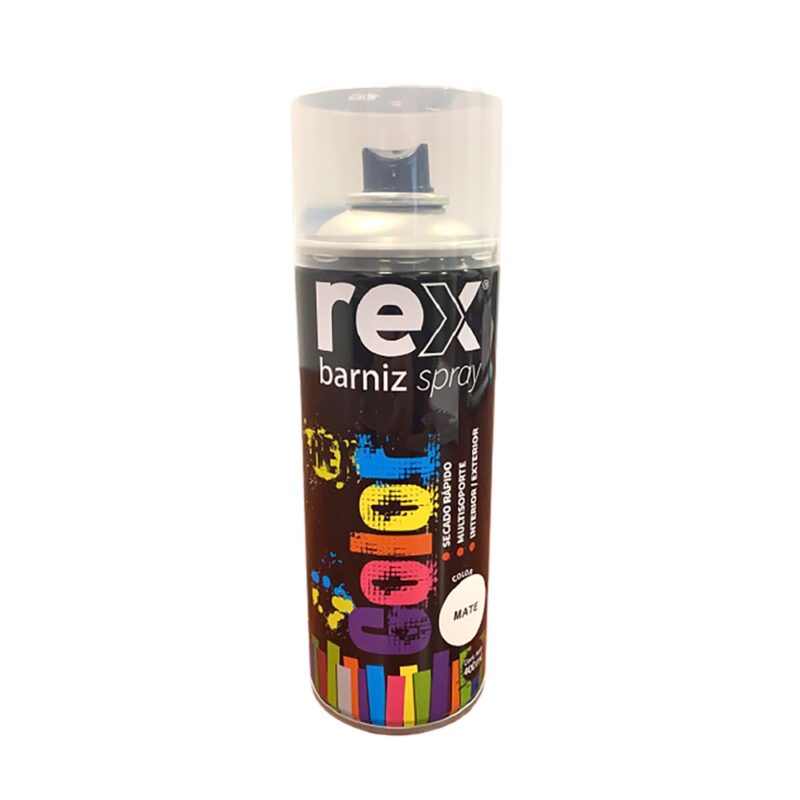 Pintura Spray barniz Rex colores 400ml