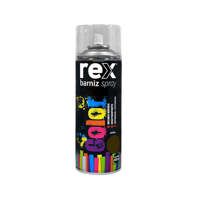 Pintura Spray barniz Rex colores 400ml