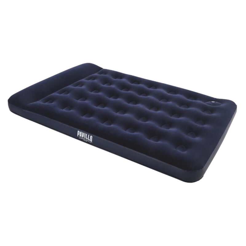 Colchon camping Bestway 2plaza azul 191x137x22cm con inlfado