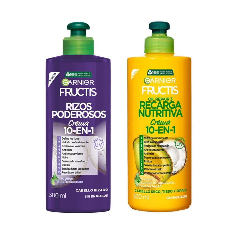 Crema de peinar Fructis 10 en 1 300ml