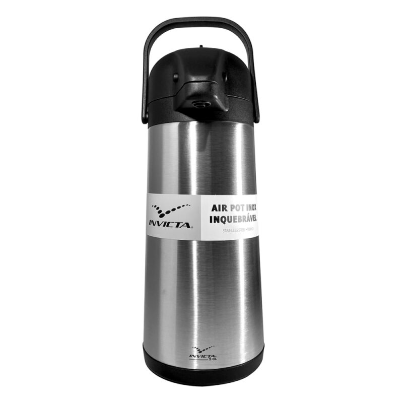 Termo Invicta 3.0lt airpot acero inoxidable