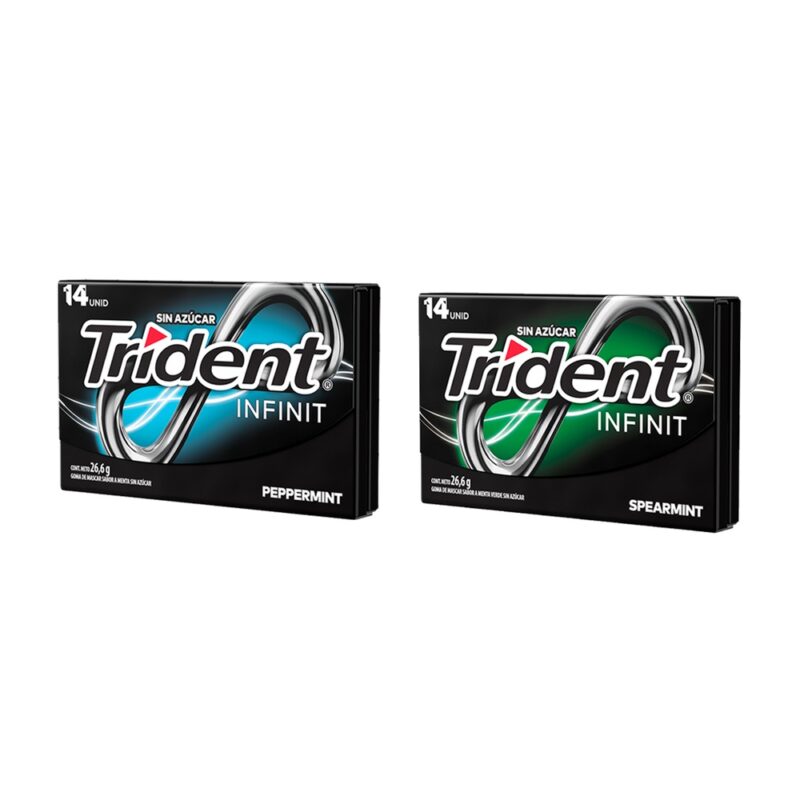 Chicle Trident infinit variedades x12
