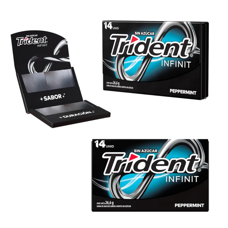 Chicle Trident infinit variedades x12