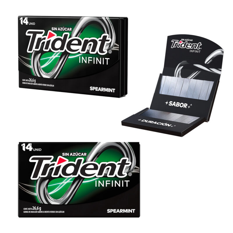 Chicle Trident infinit variedades x12