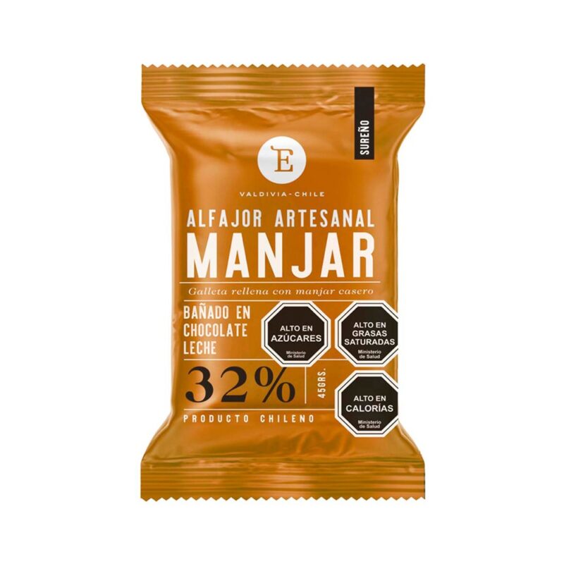 Alfajor artesanal Entrelagos 24x45gr variedades