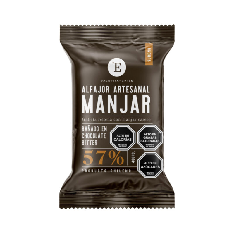 Alfajor artesanal Entrelagos 24x45gr variedades