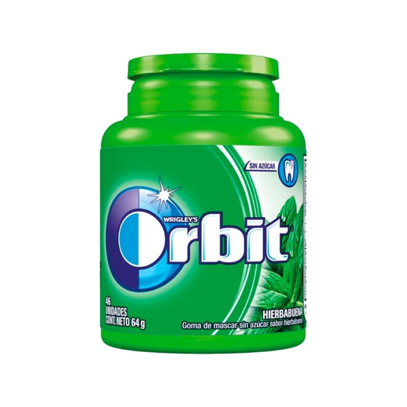 Chicle Orbit sin azúcar Professional variedades 6x64 gr