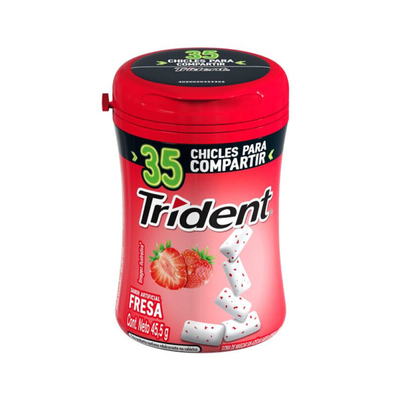 Chicle Trident 35S botella variedades 6x50gr