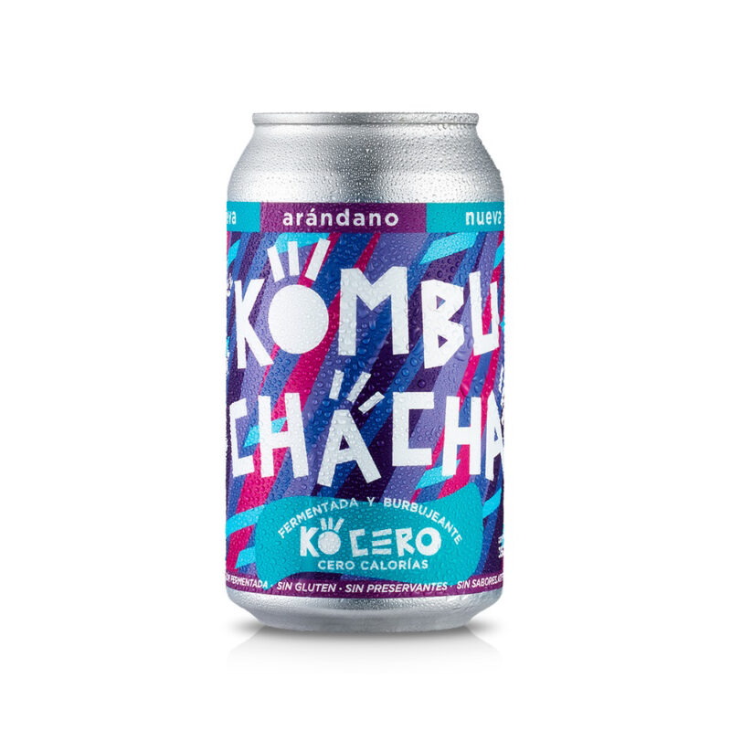 Bebida burbujeante Kombuchacha variedades 355 ml