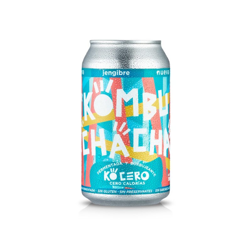 Bebida burbujeante Kombuchacha variedades 355 ml