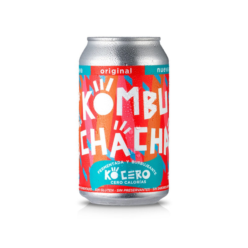 Bebida burbujeante Kombuchacha variedades 355 ml