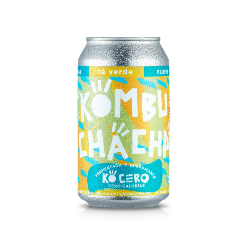 Bebida burbujeante Kombuchacha variedades 355 ml