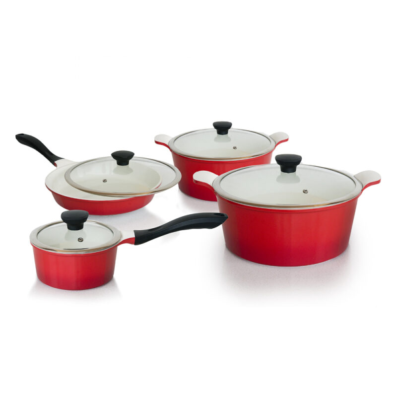 Set Ollas KW 10 piezas Simple Red (Aluminio fundido)