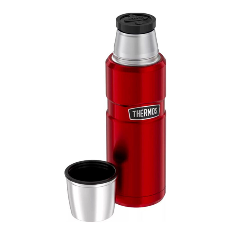 Termo Liquido Thermo King 470ml Negro Acero inoxidable